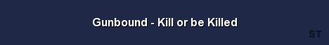 Gunbound Kill or be Killed Server Banner