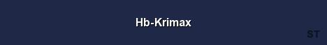 Hb Krimax Server Banner