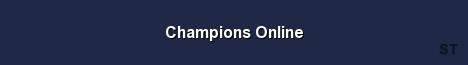 Champions Online Server Banner