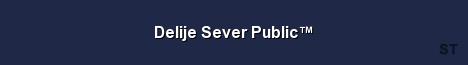 Delije Sever Public Server Banner