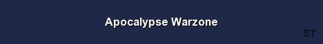 Apocalypse Warzone Server Banner