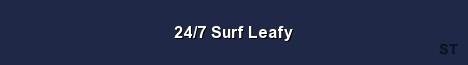 24 7 Surf Leafy Server Banner