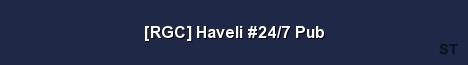 RGC Haveli 24 7 Pub Server Banner