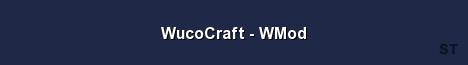 WucoCraft WMod Server Banner