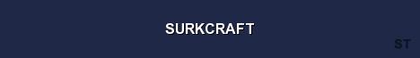 SURKCRAFT Server Banner
