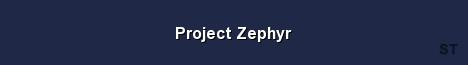 Project Zephyr Server Banner