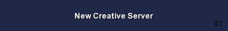New Creative Server Server Banner