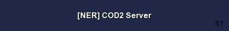 NER COD2 Server Server Banner