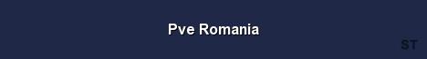 Pve Romania Server Banner