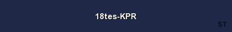 18tes KPR Server Banner