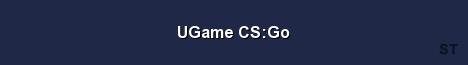 UGame CS Go Server Banner
