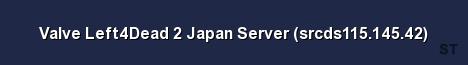 Valve Left4Dead 2 Japan Server srcds115 145 42 