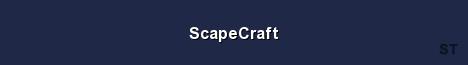 ScapeCraft Server Banner