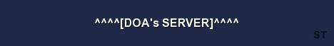 DOA s SERVER Server Banner