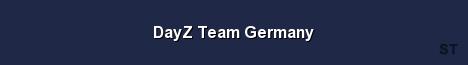 DayZ Team Germany Server Banner
