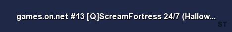 games on net 13 Q ScreamFortress 24 7 Halloween 2015 