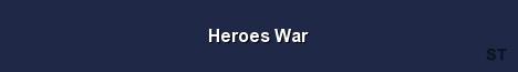 Heroes War Server Banner