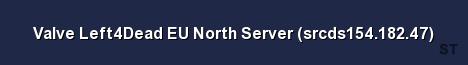 Valve Left4Dead EU North Server srcds154 182 47 Server Banner