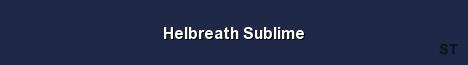 Helbreath Sublime Server Banner