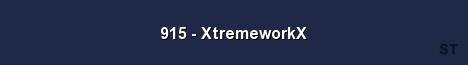 915 XtremeworkX Server Banner