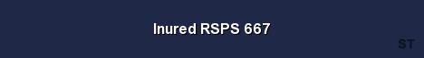 Inured RSPS 667 