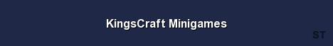 KingsCraft Minigames Server Banner