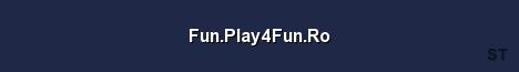 Fun Play4Fun Ro Server Banner