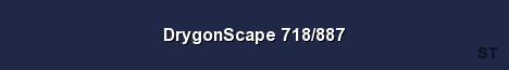 DrygonScape 718 887 Server Banner