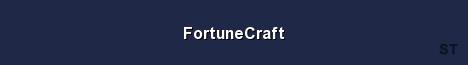 FortuneCraft Server Banner