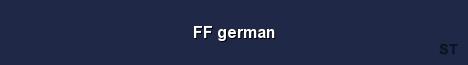 FF german Server Banner