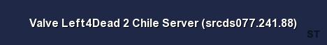 Valve Left4Dead 2 Chile Server srcds077 241 88 Server Banner
