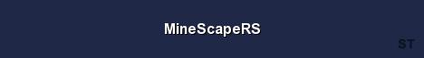 MineScapeRS Server Banner