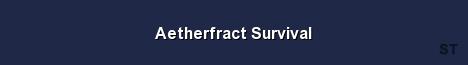 Aetherfract Survival Server Banner