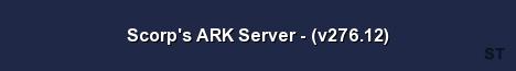 Scorp s ARK Server v276 12 