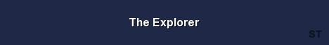 The Explorer Server Banner