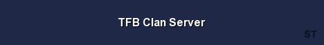 TFB Clan Server Server Banner
