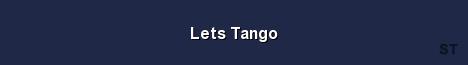 Lets Tango Server Banner