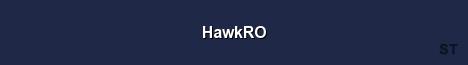 HawkRO Server Banner