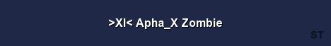 XI Apha X Zombie Server Banner