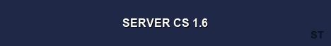 SERVER CS 1 6 Server Banner