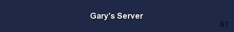 Gary s Server Server Banner