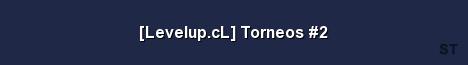Levelup cL Torneos 2 Server Banner
