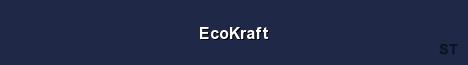 EcoKraft Server Banner