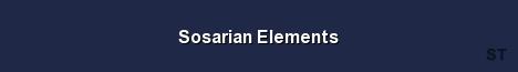 Sosarian Elements Server Banner