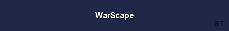 WarScape Server Banner