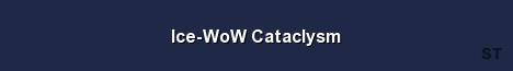 Ice WoW Cataclysm Server Banner