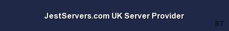 JestServers com UK Server Provider Server Banner