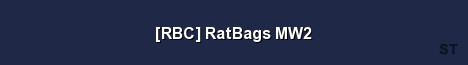RBC RatBags MW2 Server Banner