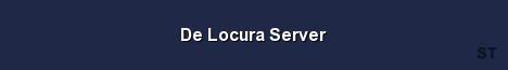 De Locura Server Server Banner