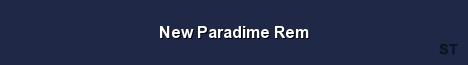 New Paradime Rem Server Banner